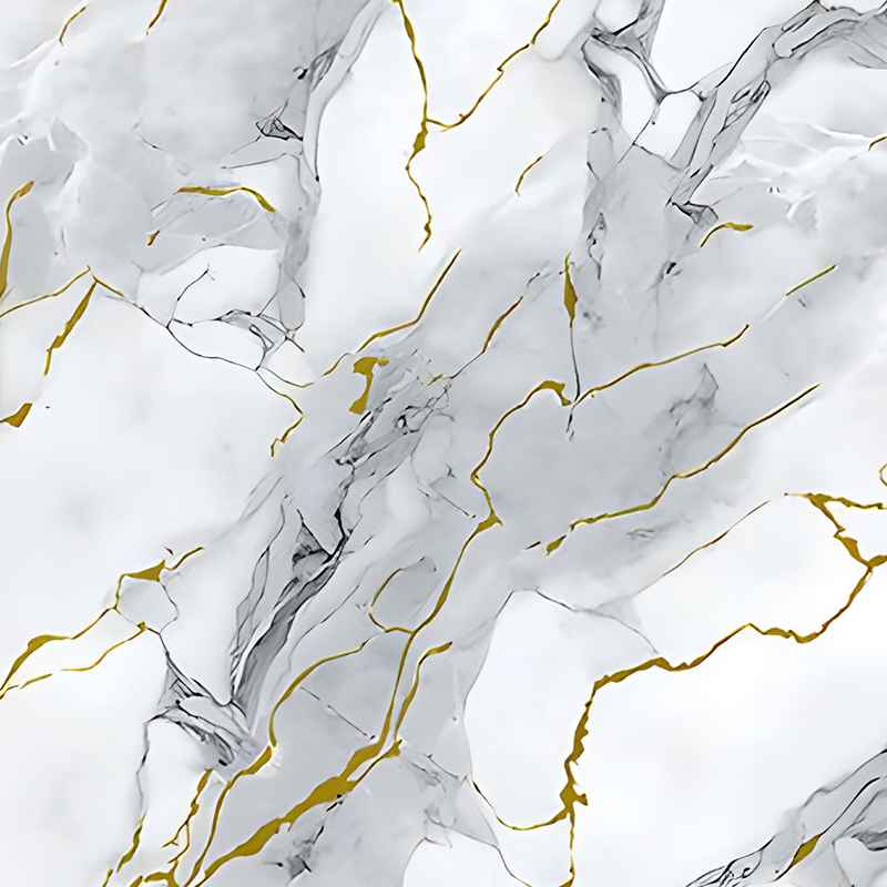 Ginintuang Cloud Rock Apartment Background Wall Dekorasyon PET Transfer Film