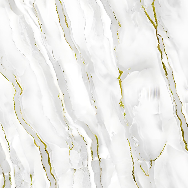 Gilded Wave Living Room Cabinet Dekorasyon PET Transfer Film