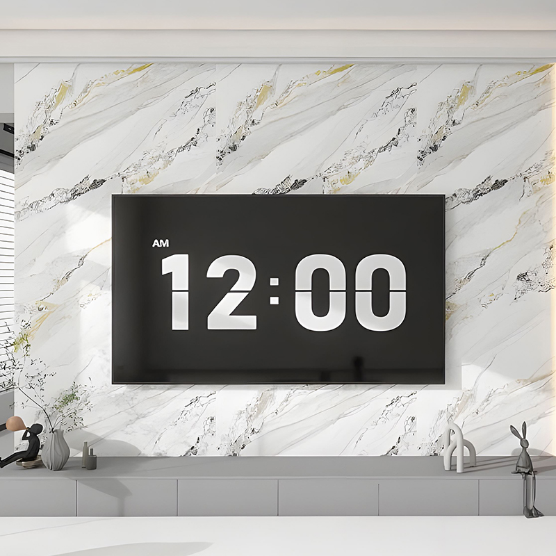 Golden Cloud Pattern sa Banyo Wall PET Transfer Film