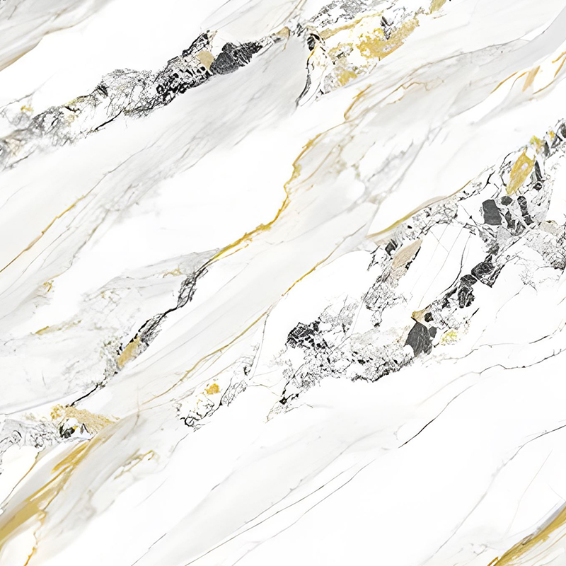 Golden Cloud Pattern sa Banyo Wall PET Transfer Film