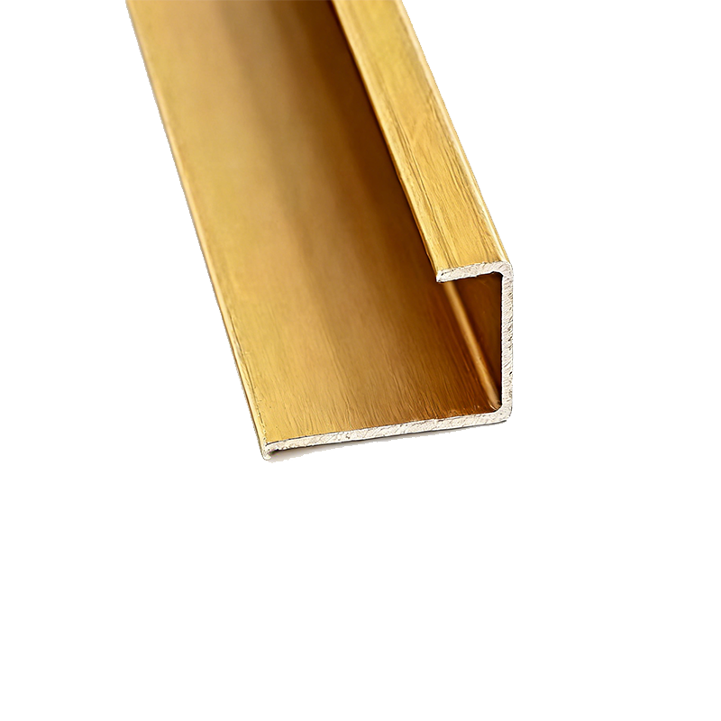 X8 Aluminum Edging para sa 8mm Wood Veneer Panel Superior Strength